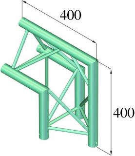 Deco lock DQ3-PAC24, 90 (3-point truss system)