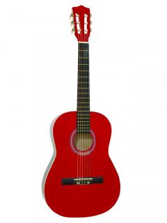 Dimavery AC-303, klasická kytara 1/2, červená (Klasická 1/2 kytara)