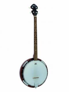 Dimavery BJ-04, banjo čtyřstrunné (Čtyřstrunné banjo s dřevěným bubnem)