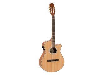 Dimavery CN-500, elektroakustická klasická kytara 4/4, přírodní (Elektroakustická klasická kytara 4/4)