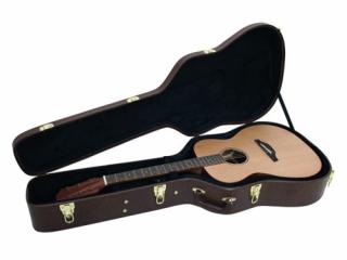 Dimavery deluxe kufr pro westernovou kytaru, hnědý (Tvarovaný kufr pro akustickou kytaru)