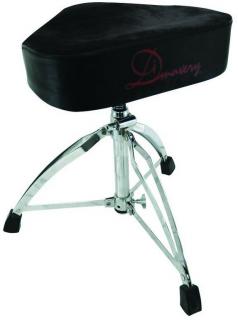 Dimavery DT-120, stolička k bicím (Ergonomická sedačka k bicím, červený sedák)
