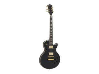 Dimavery LP-530, elektrická kytara, černo-zlatá (Elektrická kytara typu Les Paul)