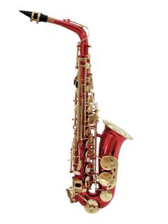 Dimavery SP-30 Es alt saxofon, červený (Es alt saxofon)