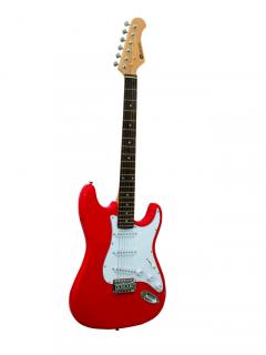 Dimavery ST-203, elektrická kytara, červená (Elektrická kytara typu Strat)