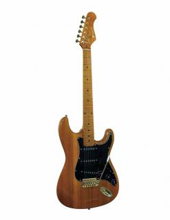 Dimavery ST-303, elektrická kytara, přírodní (Elektrická kytara typu Strat)