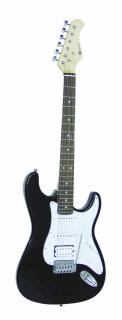 Dimavery ST-312, elektrická kytara, černá (Elektrická kytara typu Strat)