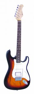 Dimavery ST-312, elektrická kytara, sunburst (Elektrická kytara typu Strat)