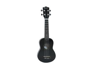 Dimavery UK-200, sopránové ukulele, černé (Černé sopránové ukulele)