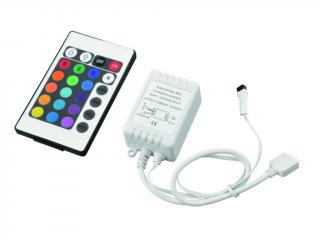 Eurolite kontrolér pro LED pásky RGB, IR, 24V (RGB dálkový ovladač pro LED pásky)
