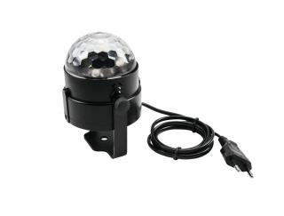 Eurolite LED mini Half Ball 3x 1W RGB, paprskový efekt (Mini LED paprskový efekt)