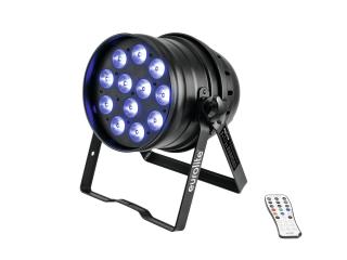 Eurolite LED PAR-64, 12x8W QCL,  černý (12x 8W QCL)