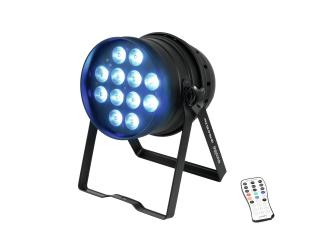 Eurolite LED PAR-64 HCL 12x10W, DMX, IR, černý (Profesionální LED PAR-64 HCL s IR)