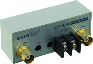 Eurolite LVH-4 video zesilovač (Pro kabelové trasy o délce až 600 m, BNC konektory)