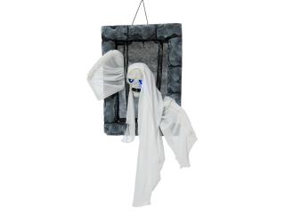 Halloween duch ve vězení, 46 cm (LED duch vězně v okně)