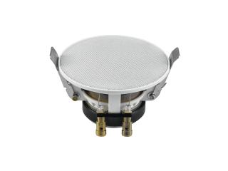 Omnitronic CS-3, 15W stropní reproduktor, bílý (3" flush-mount speaker, 15 W RMS / 8 ohms, O 90 mm)