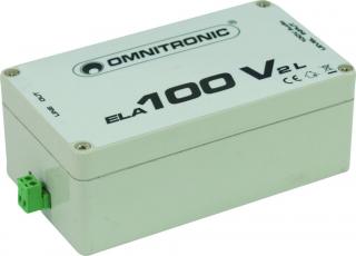 Omnitronic ELA-100V-2-L transformátor (100 V transformátor do jednotek s linkovým vstupem)