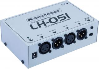 Omnitronic LH-051, duální fantomové napájení (Phantom napájení pro mikrofony)