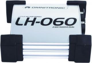 Omnitronic LH-060, pasivní DI-box dvojitý (Jednoduchý duální pasivní DI-box)