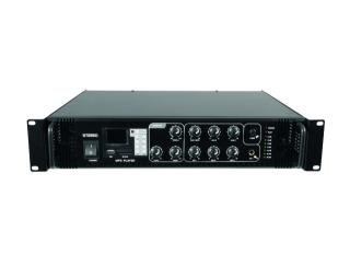 Omnitronic MP-120P, 100V mixážní zesilovač, 120W, MP3 (100V mixážní zesilovač, 4-16 Ohmů, 120W)