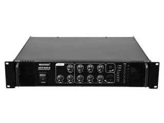 Omnitronic MPZ-500.6, 100V 6-zónový mixážní zesilovač, 500W (100V 6-zónový mixážní zesilovač)