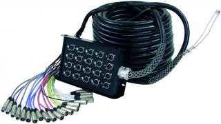 Omnitronic multicore kabel se stageboxem 16IN/4OUT XLR, 30 m (Multicore kabel se stageboxem)