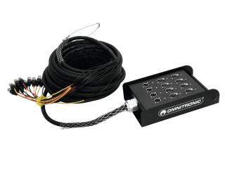 Omnitronic multicore kabel se stageboxem 8IN/4OUT XLR, 30 m (Multicore kabel se stageboxem)