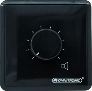 Omnitronic PA ovladač hlasitosti 5W stereo, černý (PA stereo ovladač hlasitosti)