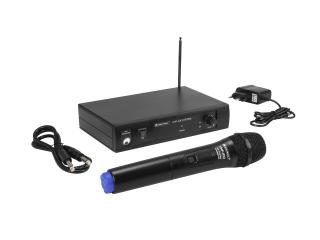 Omnitronic VHF-101, 1-kanálový bezdrátový mikrofonní set 201.60 MHz (Bezdrátový mikrofonní systém)