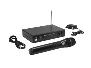 Omnitronic VHF-101, 1-kanálový bezdrátový mikrofonní set 209.80 MHz (Bezdrátový mikrofonní systém)