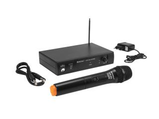 Omnitronic VHF-101, 1-kanálový bezdrátový mikrofonní set 212.35 MHz (Bezdrátový mikrofonní systém)