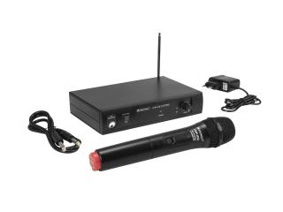 Omnitronic VHF-101, 1-kanálový bezdrátový mikrofonní set 215,85 MHz (Bezdrátový mikrofonní systém)