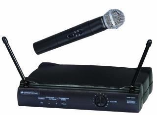Omnitronic VHF-250 179.00 MHz, bezdrátový mikrofonní set VHF (Kompaktní bezdrátový mikrofonní systém)
