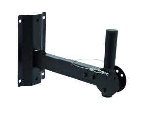Omnitronic WH-1 nástěnný držák pro reprobox, max. nosnost 30 kg, černý (Nástěnný držák pro reprobox)