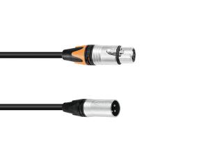 PSSO Adaptercable DMX XLR 3pin/5pin 0.3m bk (High-quality road adapter)