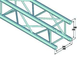 Quadlock QL-ET34-1000 4-way cross beam (4-point truss system)