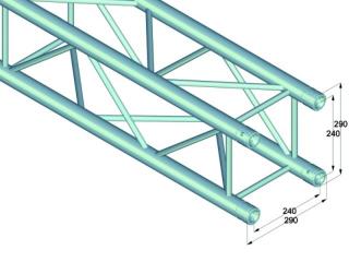 Quadlock QL-ET34-800 4-way cross beam (4-point truss system)