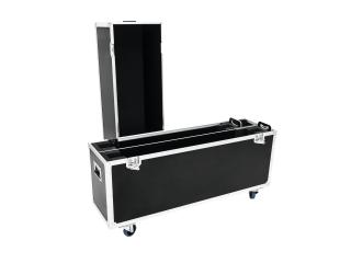 Roadinger transportní case pro 2x LCD ZL55 (Flightcase with wheels for 2 LCD screens up to 55")