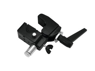 Rychloupínací svorka TH-2SC, mini TV pin, černá (Mounting clamp for 13-55 mm tube incl. mini TV pin)