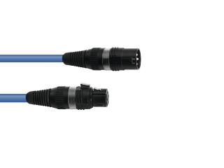 Sommer CABLE DMX cable XLR 3pin 10m blue (High-quality data cable)
