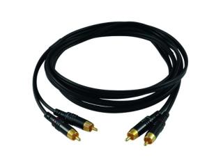 Sommer cable Onyx 2x2 RCA cable 2x 0,25 mm, 0,5 m (High-quality RCA-cable)