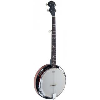 Stagg BJW24 DL, banjo pětistrunné (Pětistrunné westernové banjo s dřevěným bubnem)