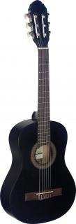 Stagg C410 M BLK, klasická kytara 1/2, černá (Klasická 1/2 kytara)