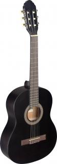 Stagg C430 M BLK, klasická kytara 3/4, černá (Klasická 3/4 kytara)