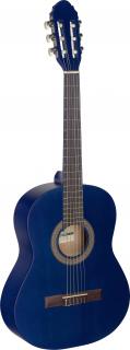 Stagg C430 M BLUE, klasická kytara 3/4, modrá (Klasická 3/4 kytara)