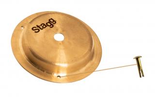 Stagg DH-B45MP, činel pure bell 4,5" (Pure Bell 4,5" s nýty vysoké ladění)
