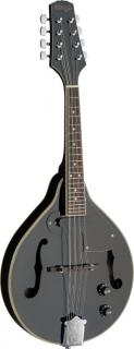 Stagg M50 E BLK, elektroakustická bluegrassová mandolína, černá (Elektroakustická bluegrassová mandolína)