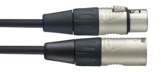 Stagg NMC15R, mikrofonní kabel XLR/XLR, 15m (15M MIKROFONKABL XLRf-XLRm DLX)