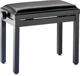 Stagg PB39 BKM SBK, stolička ke klavíru (Černá matná / černý vinyl)