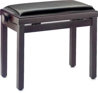 Stagg PB39 RWM SBK, stolička ke klavíru (Matný palisandr / černý vinyl)